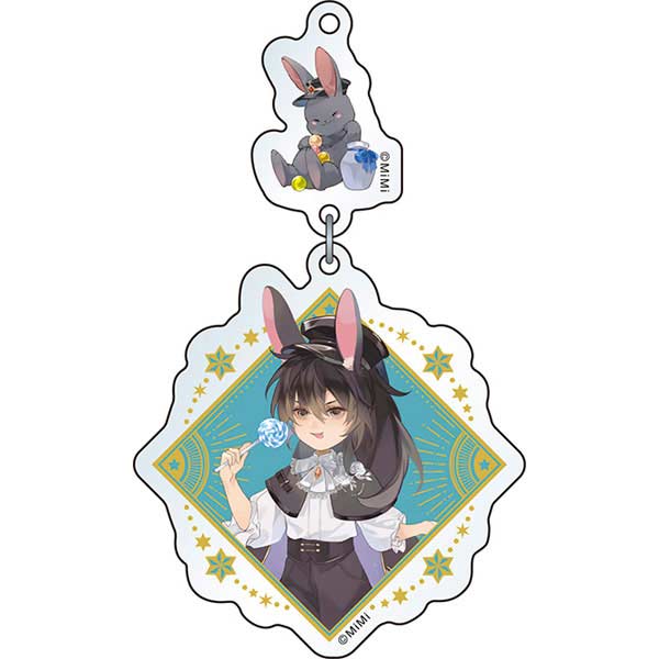 The Master of Diabolism Connecting Acrylic Keychain Collection Rabbit Familiar Spirits ver. [BOX] Image_6
