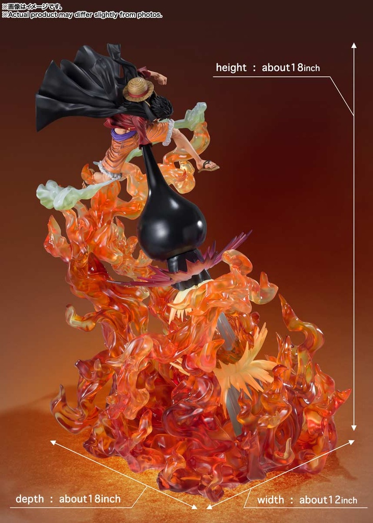 Figuarts Zero (Extra Battle Spectacle) One Piece - Monkey D. Luffy Red Roc Image_11