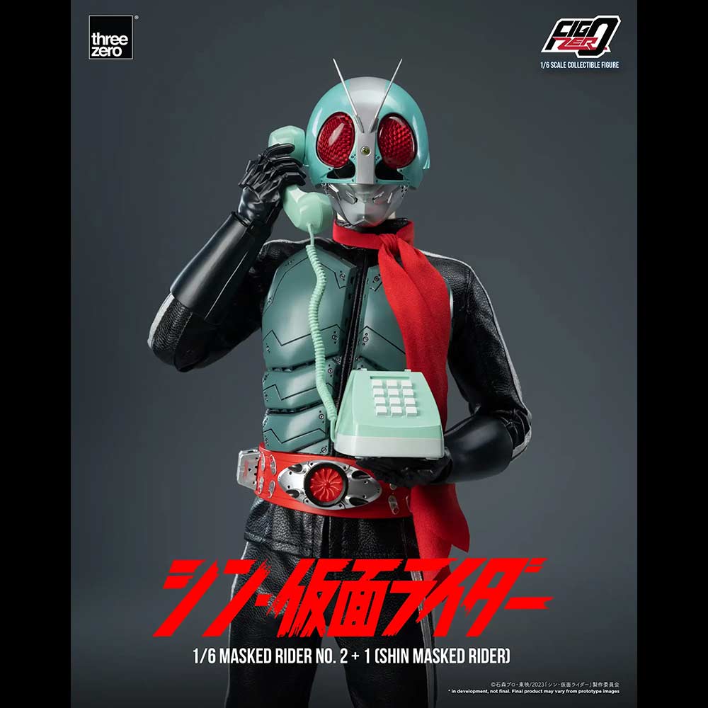 (PO) FigZero 1/6th Scale Collectible Figure - Shin Masked Rider - Masked Rider No.2+1 (Shin Masked Rider) Image_17