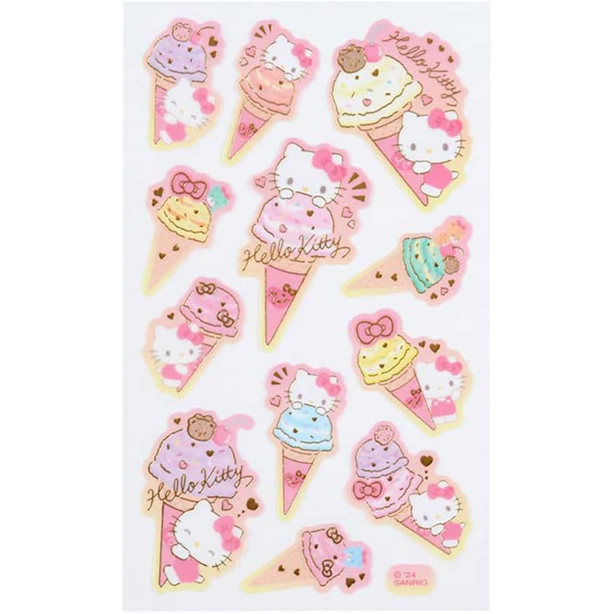 Sanrio Tracing Paper Sticker (Ice Party) Hello Kitty Image_2