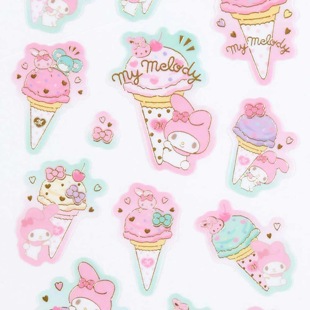 Sanrio Tracing Paper Sticker (Ice Party) My Melody Image_3