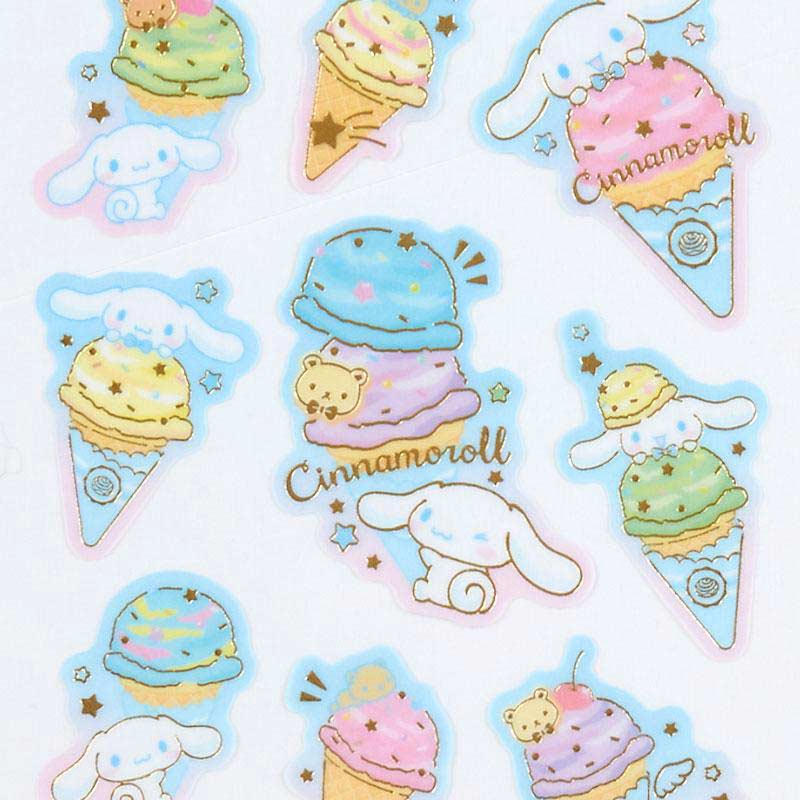 Sanrio Tracing Paper Sticker (Ice Party) Cinnamoroll Image_3