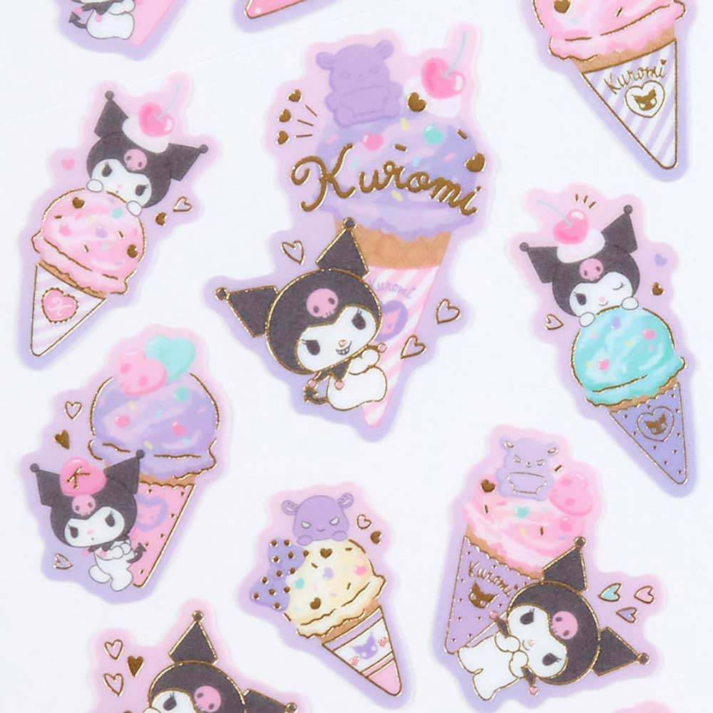 Sanrio Tracing Paper Sticker (Ice Party) Kuromi Image_3