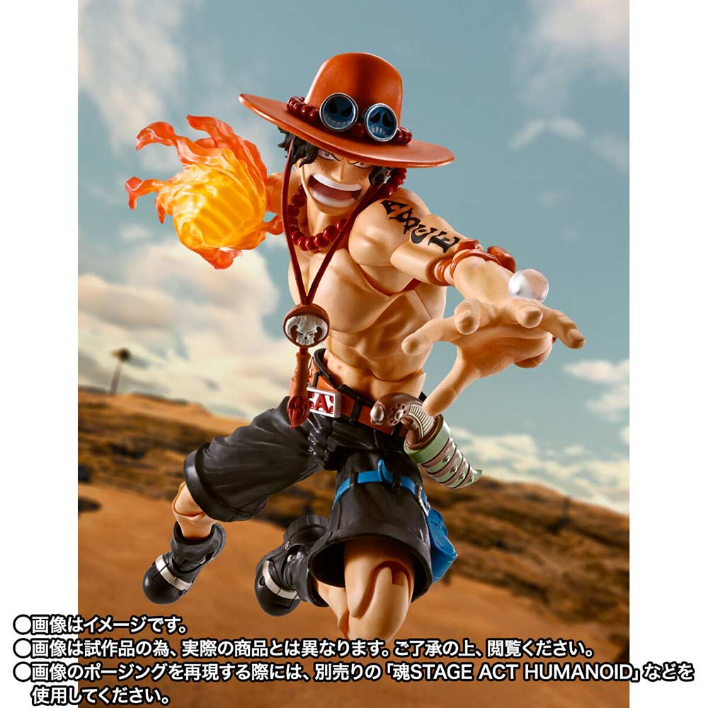 (PO) S.H.Figuarts One Piece - Portgas.D.Ace - Flame Fist (PBandai exclusive) Image_6