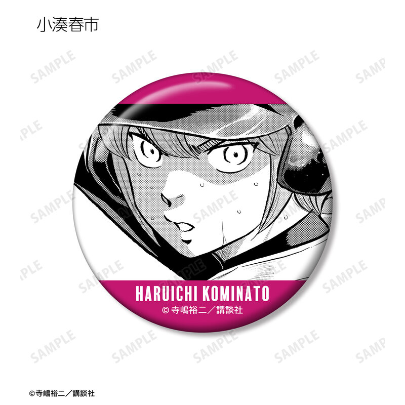 (PO) Ace of Diamond act II Trading Original Frame Can Badge [BOX] Image_7