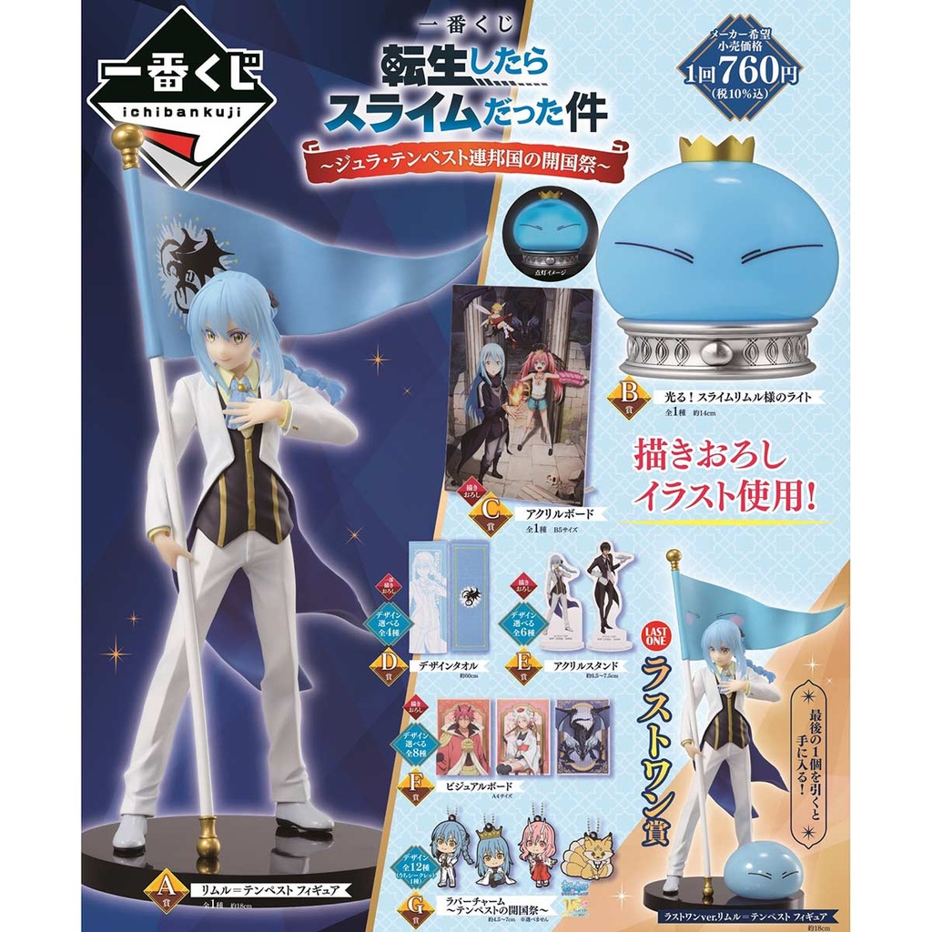 Ichiban Kuji - That time I Got Reincarnated as a Slime - Jura Tempest Fereration (Full ctn of 70 tickets) Image_2