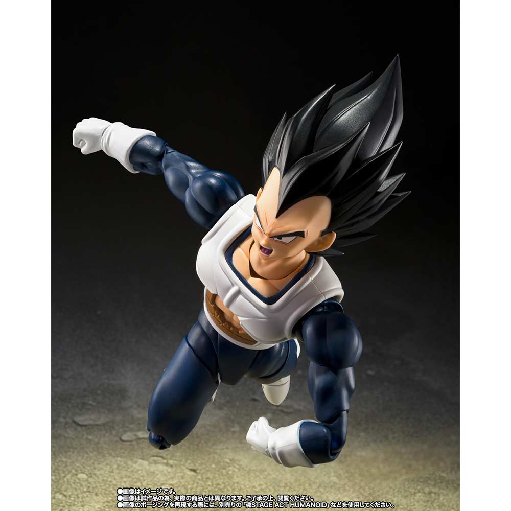 (PO) S.H.Figuarts Dragonball Z - Vegeta Old Style Battle Clothes (PBandai exclusive) Image_4