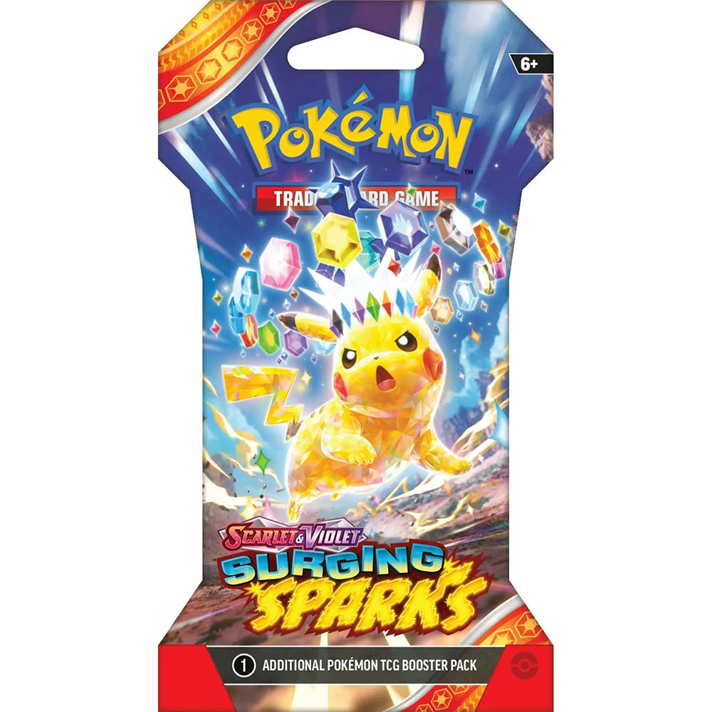 Pokemon TCG: Scarlet and Violet SV08 Surging Sparks Boosters (Sleeved) Image_2