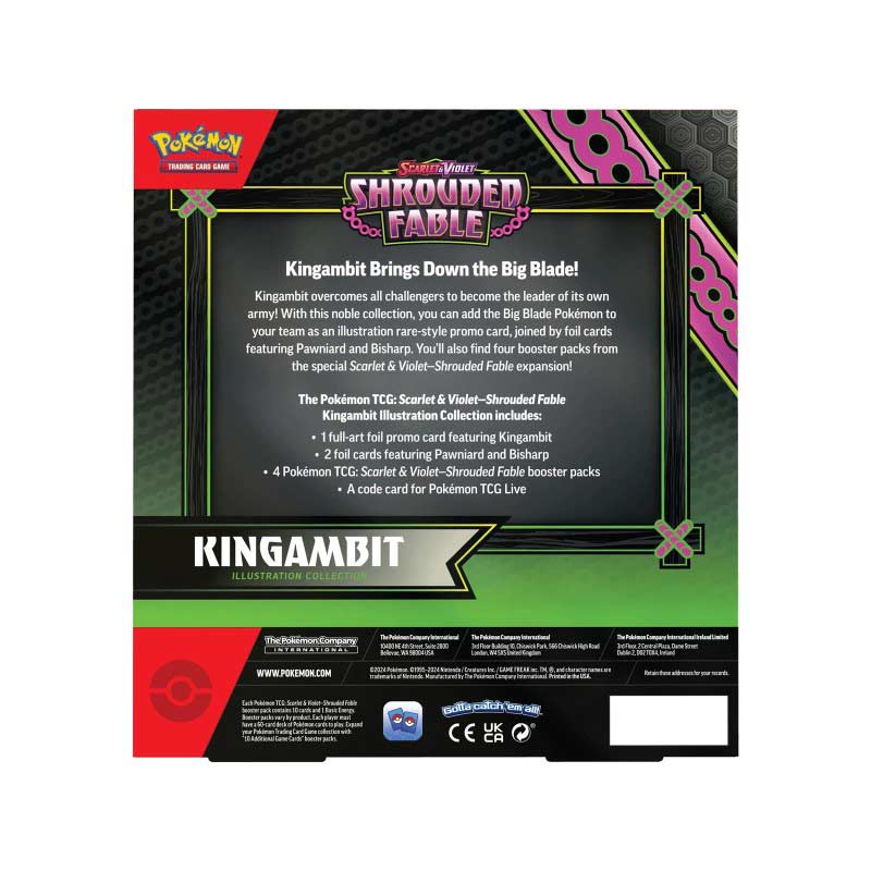 Pokemon TCG: Scarlet and Violet SV6.5 Shrouded Fable Illustration Collection Kingambit Image_2