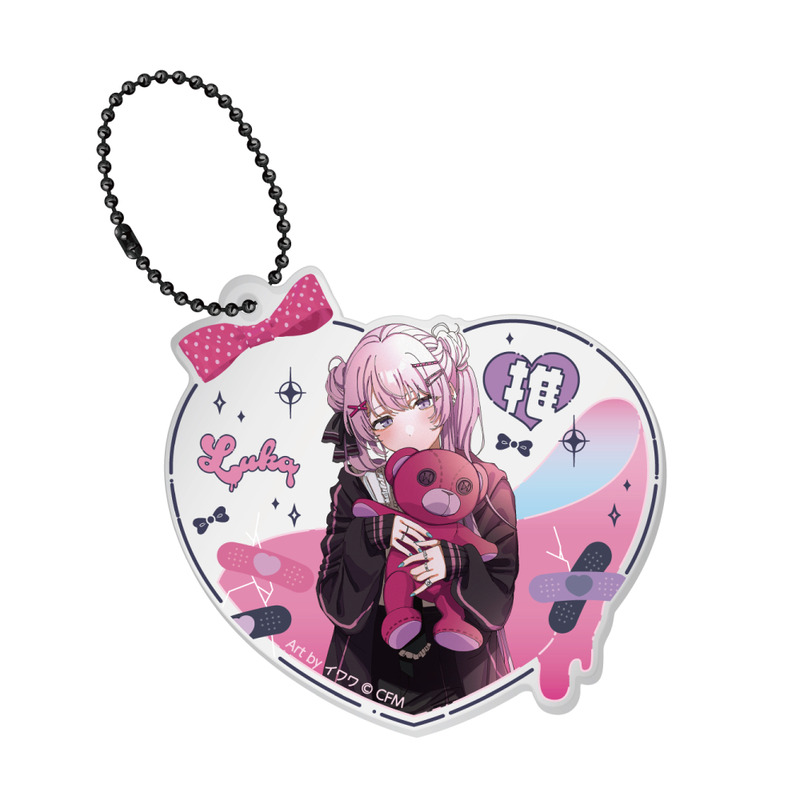 (PO) Hatsune Miku Don Quijote Fair 2024 Lame Acrylic Key Chain Kawaii Fashion Megurine Luka Image_1