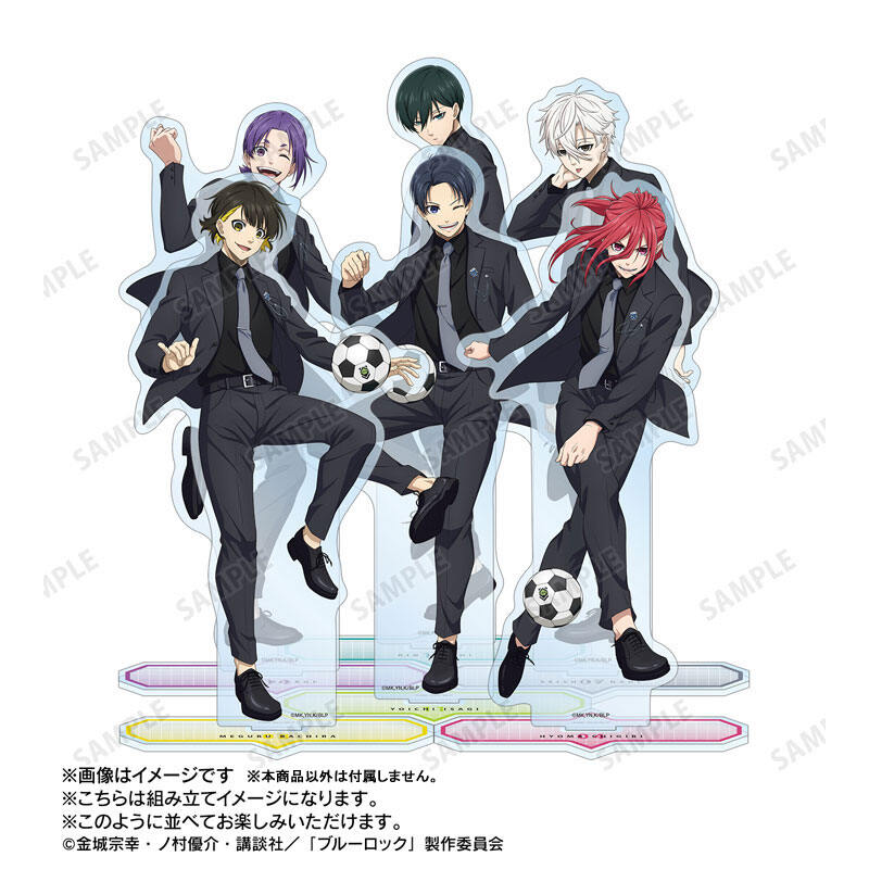 (PO) Blue Lock Original Illustration Isagi Yoichi Suit Model Ver. Big Acrylic Stand Image_5