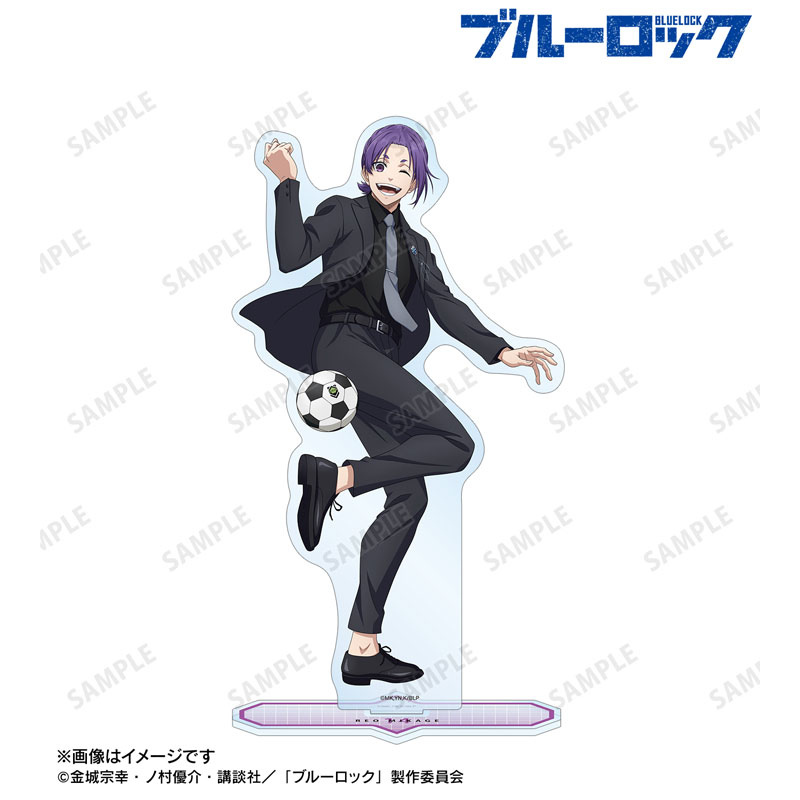 (PO) Blue Lock Original Illustration Mikage Reo Suit Model Ver. Big Acrylic Stand Image_3