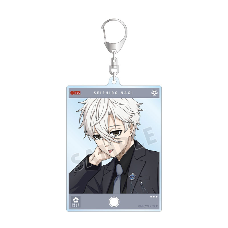 (PO) Blue Lock Original Illustration Nagi Seishiro Suit Model Ver. Big Acrylic Key Chain Image_2