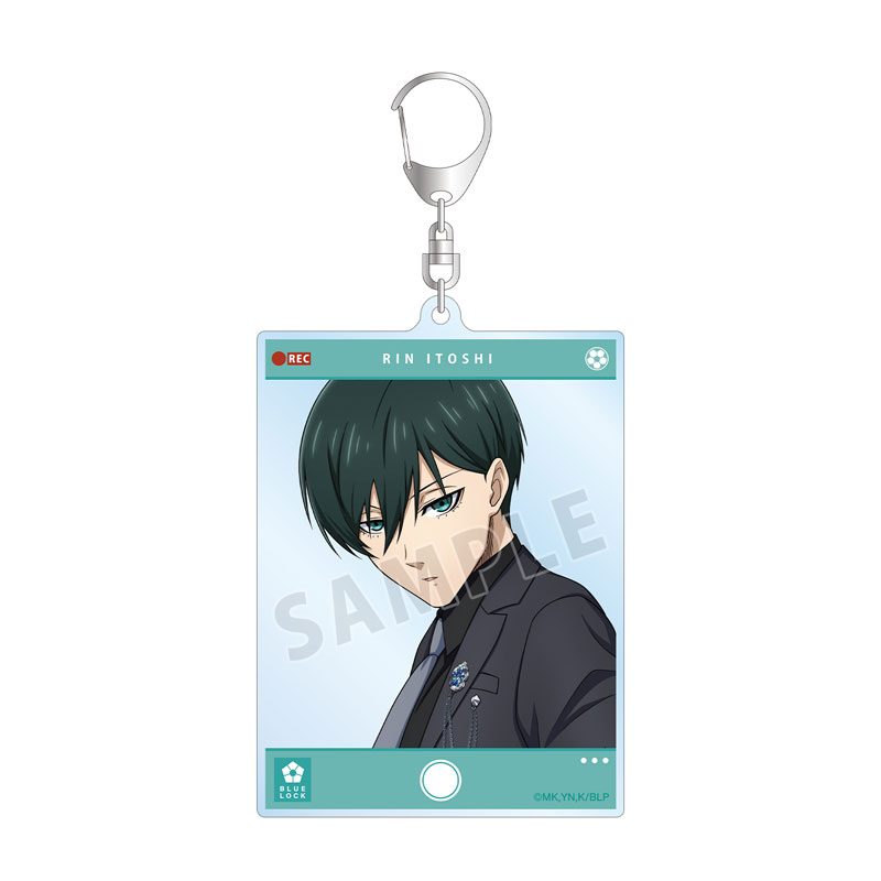 (PO) Blue Lock Original Illustration Itoshi Rin Suit Model Ver. Big Acrylic Key Chain Image_2