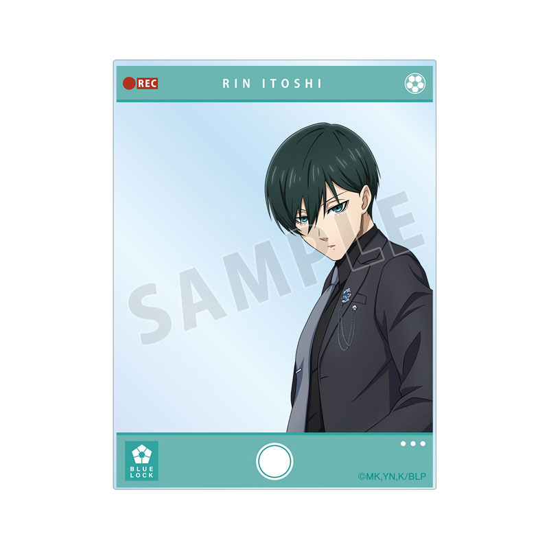 (PO) Blue Lock Original Illustration Itoshi Rin Suit Model Ver. Acrylic Card Image_2