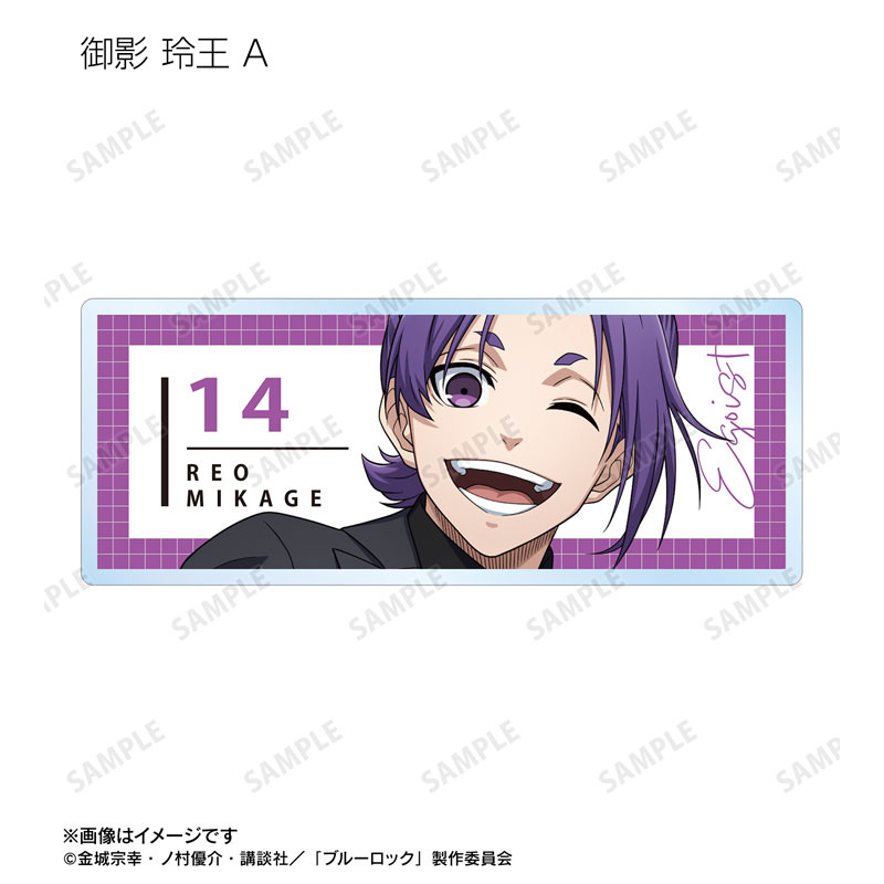 (PO) Blue Lock Original Illustration Suit Model Ver. Trading Acrylic Name Plate [BOX] Image_7
