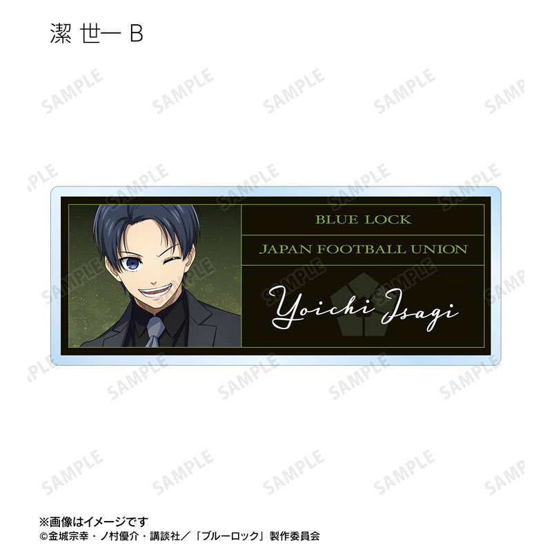 (PO) Blue Lock Original Illustration Suit Model Ver. Trading Acrylic Name Plate [BOX] Image_9