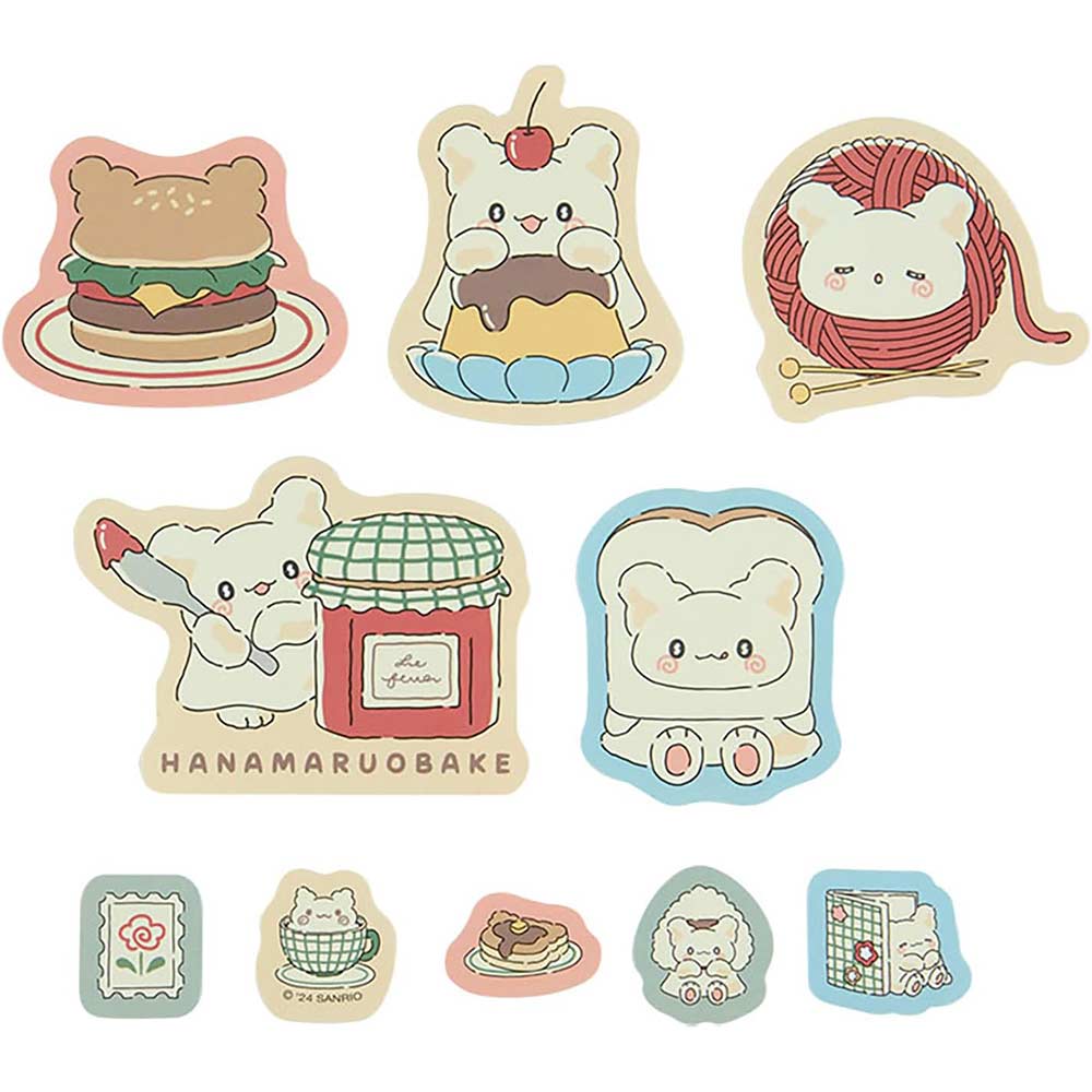 Sanrio Hanamaruobake Sticker set (Always Together) Image_2