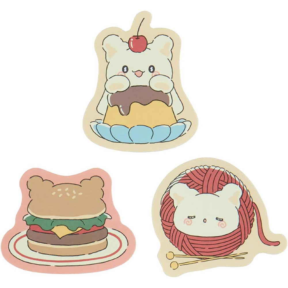 Sanrio Hanamaruobake Sticker set (Always Together) Image_4