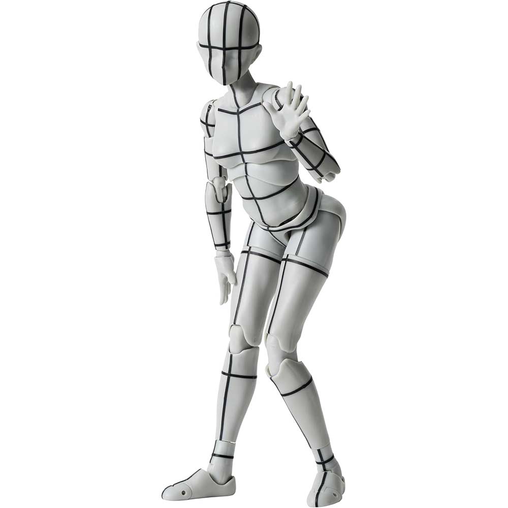(PO) S.H.Figuarts Body-chan -Sports- Edition -Wire Frame- (Gray Color Ver.) Image_2
