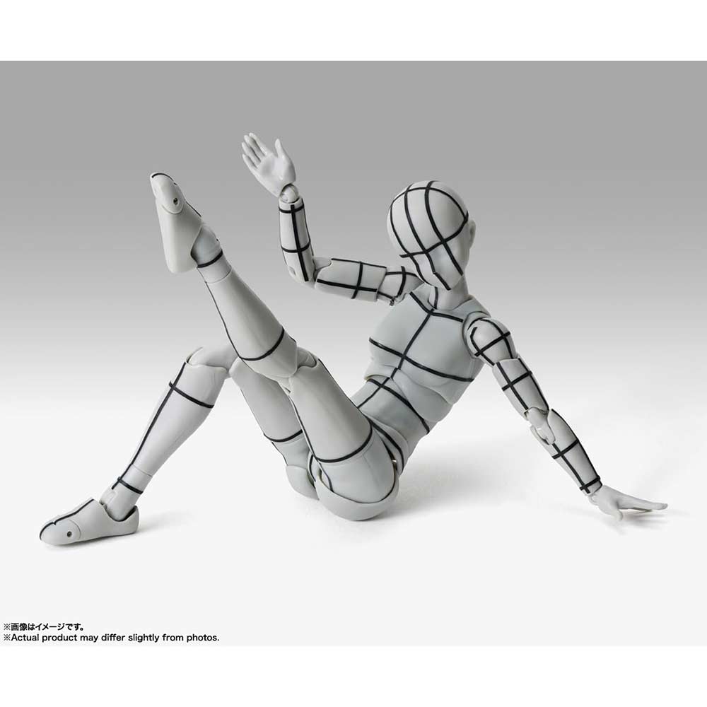(PO) S.H.Figuarts Body-chan -Sports- Edition -Wire Frame- (Gray Color Ver.) Image_6
