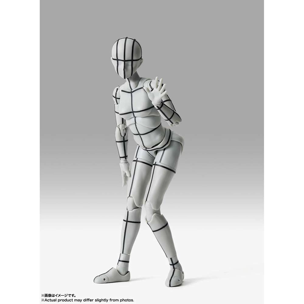 (PO) S.H.Figuarts Body-chan -Sports- Edition -Wire Frame- (Gray Color Ver.) Image_8
