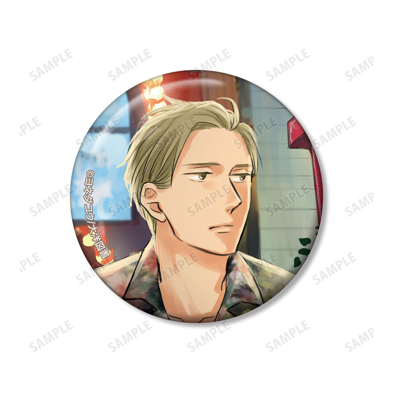 (PO) Twittering Birds Never Fly Kou Yoneda Original Illustration Yashiro & Doumeki Travel Ver. Can Badge 3 Set Image_3