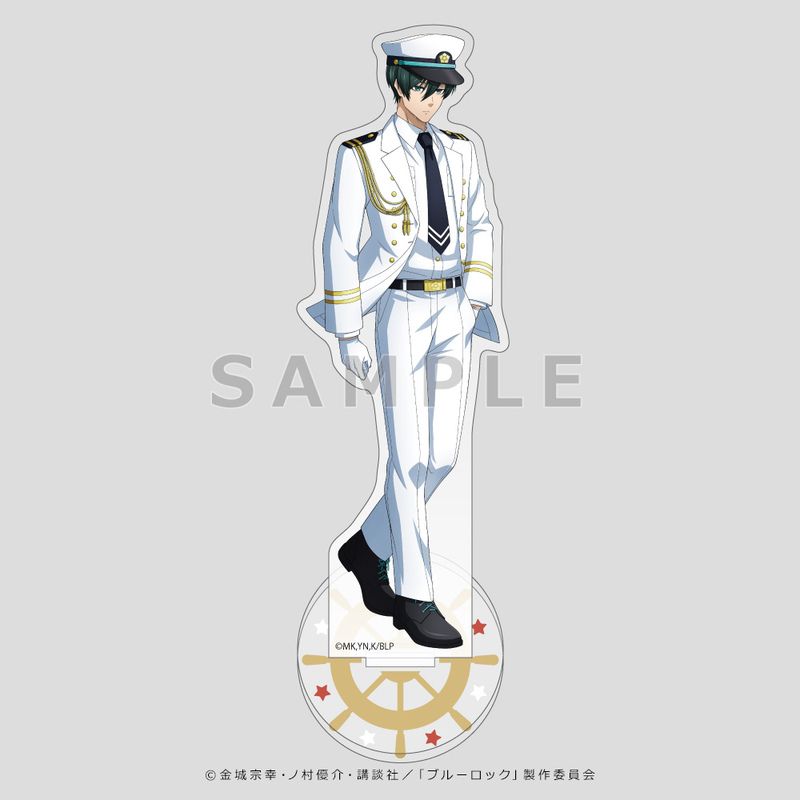 (PO) Blue Lock Original Illustration Acrylic Stand Itoshi Rin Marine Look Image_1