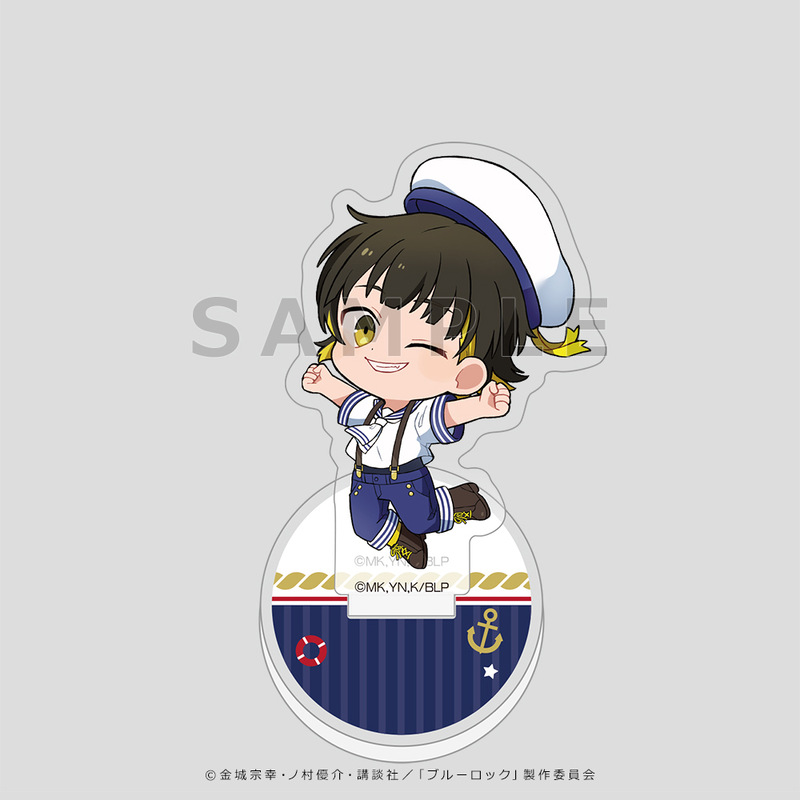 (PO) Blue Lock Acrylic Memo Stand Bachira Meguru Marine Look Image_2
