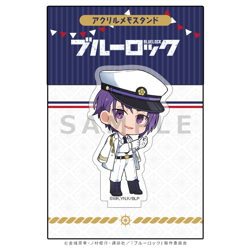 (PO) Blue Lock Acrylic Memo Stand Mikage Reo Marine Look Image_1