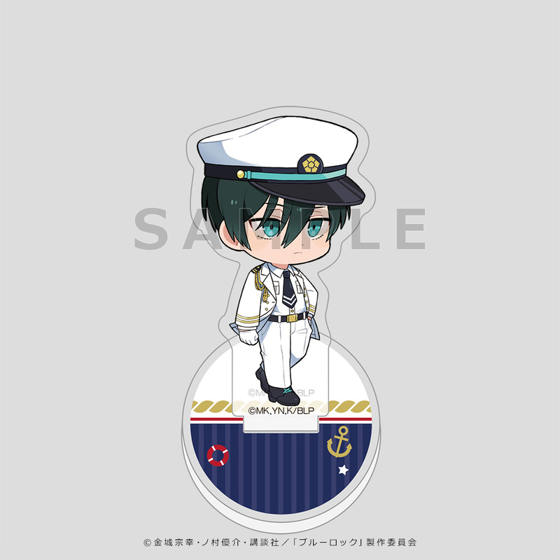 (PO) Blue Lock Acrylic Memo Stand Itoshi Rin Marine Look Image_2