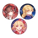 (PO) Can Badge 3 Set Touhou Project 01 Reimu & Marisa & Flandre Yukata Ver. (Original Illustration) Image_1