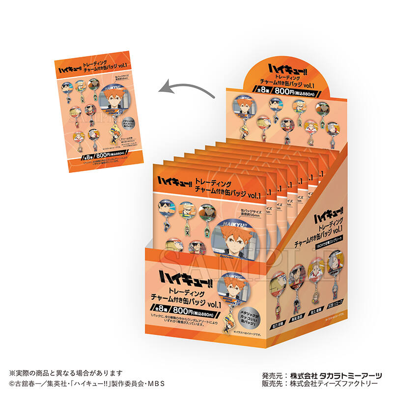 (PO) Haikyu!! Trading Can Badge with Charm Vol. 1 [BOX] Image_11