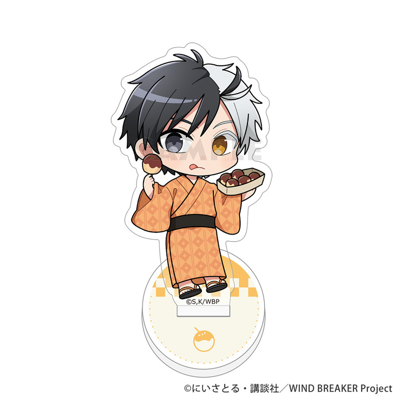 (PO) Wind Breaker Acrylic Stand Sakura Haruka / Yukata Image_2
