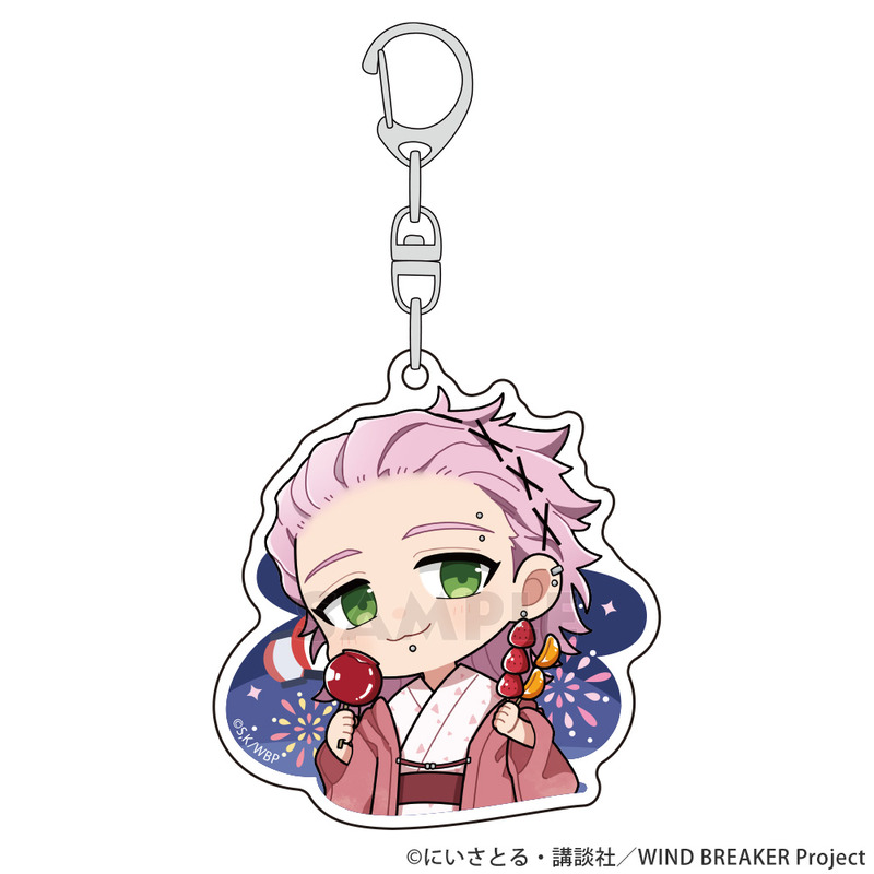 (PO) Wind Breaker Acrylic Key Chain Kiryu Mitsuki / Yukata Image_1