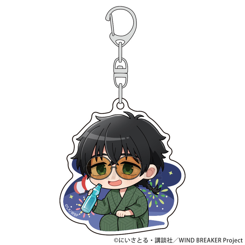 (PO) Wind Breaker Acrylic Key Chain Togame Jo / Yukata Image_1