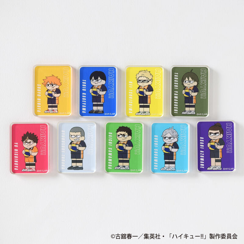 (PO) Haikyu!! Jirori Trading Acrylic Block -Karasuno Ver.- [BOX] Image_1