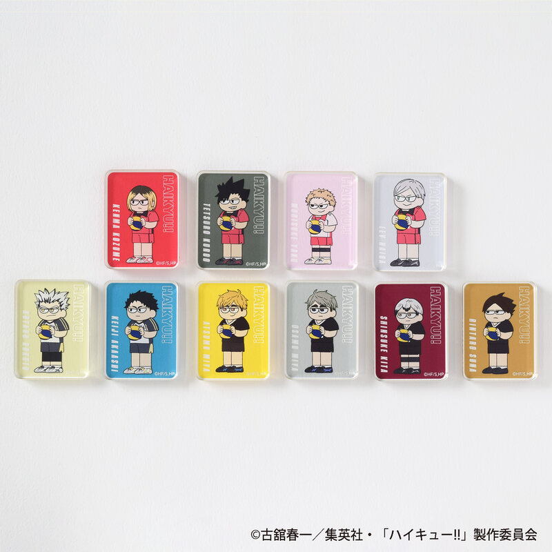 (PO) Haikyu!! Jirori Trading Acrylic Block -Spring High Ver.- [BOX] Image_1