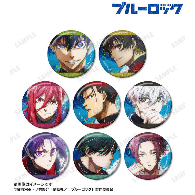 (PO) Blue Lock Trading grunge CANVAS Can Badge [BOX] Image_2