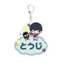 (PO) Jujutsu Kaisen x Sanrio Characters Fushiguro Toji x Bad Badtz-Maru Hidden Inventory / Premature Death Name Big Acrylic Key Chain Image_2