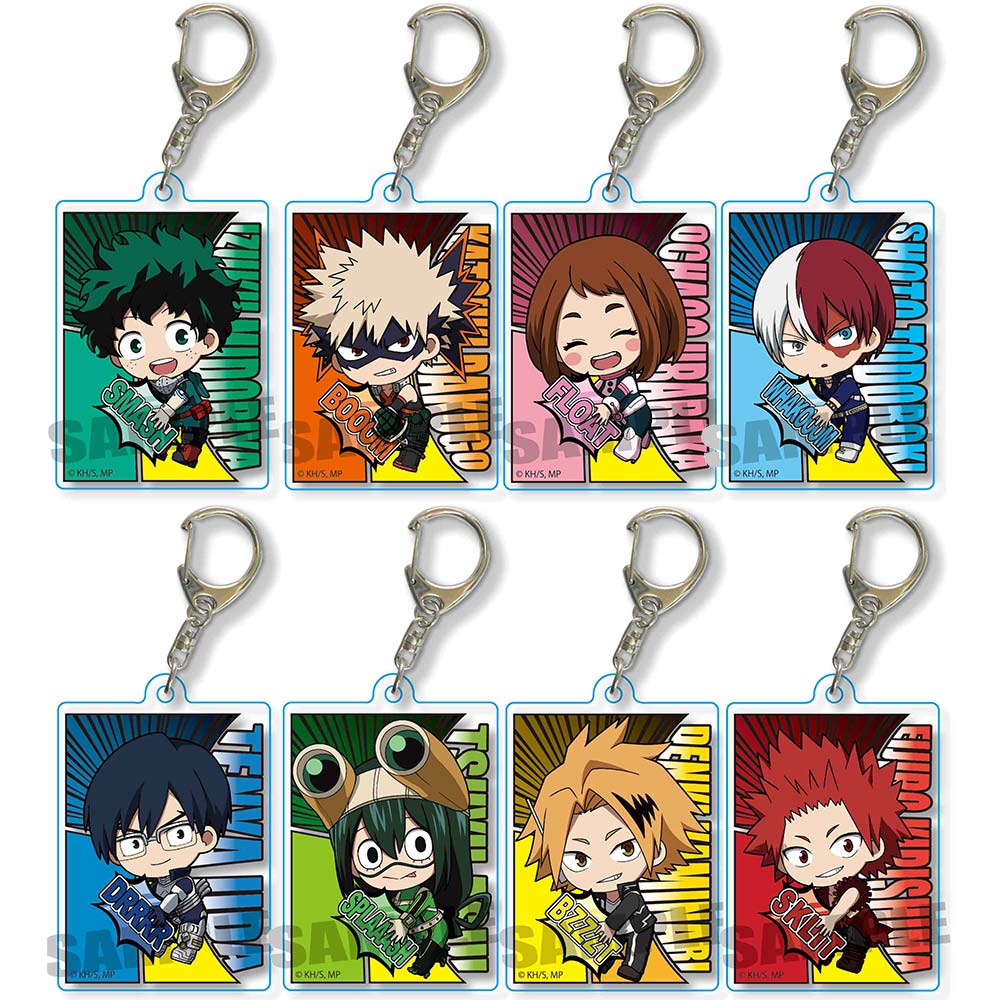 (PO) My Hero Academia Trading Acrylic Key Chain GyuGyutto (4) Image_1
