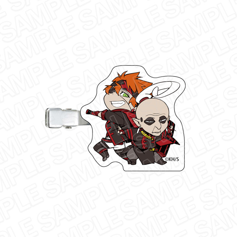 (PO) D.Gray-man Acrylic Hair Clip Lavi & Bookman Image_1