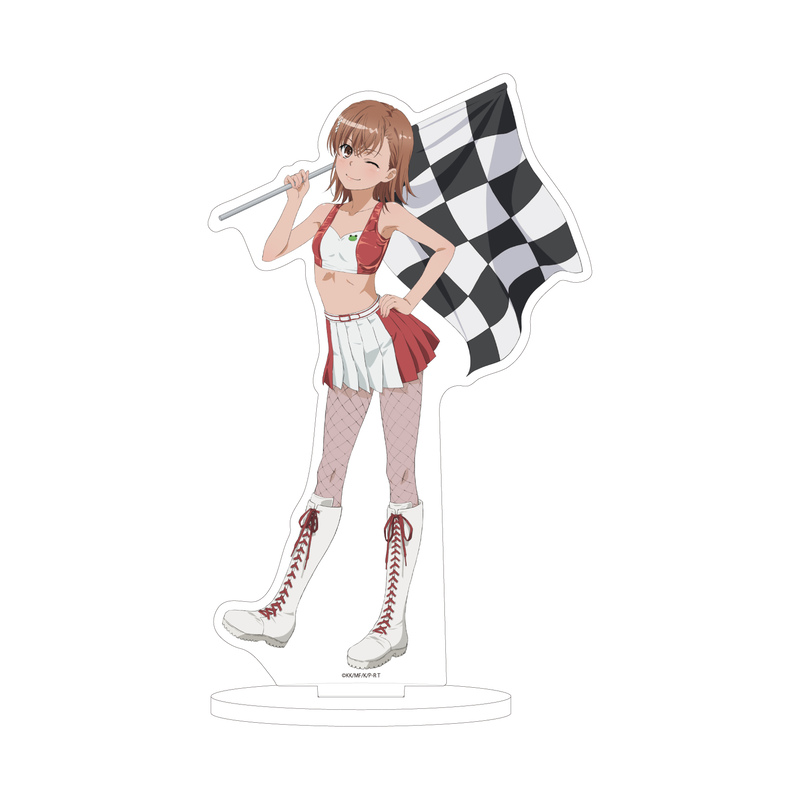 (PO) Acrylic Stand A Certain Scientific Railgun T 09 Misaka Mikoto Race Queen Ver. (Original Illustration) Image_1