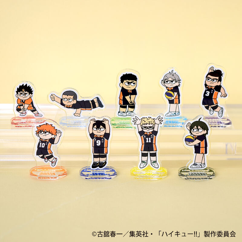 (PO) Haikyu!! Jirori Trading Mini Acrylic Stand Game Ver. Karasuno High School [BOX] Image_1