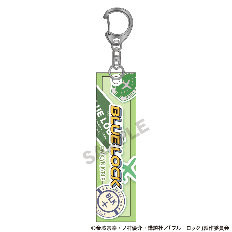 (PO) Blue Lock Acrylic Stick Key Chain Isagi Yoichi Travel Image_2