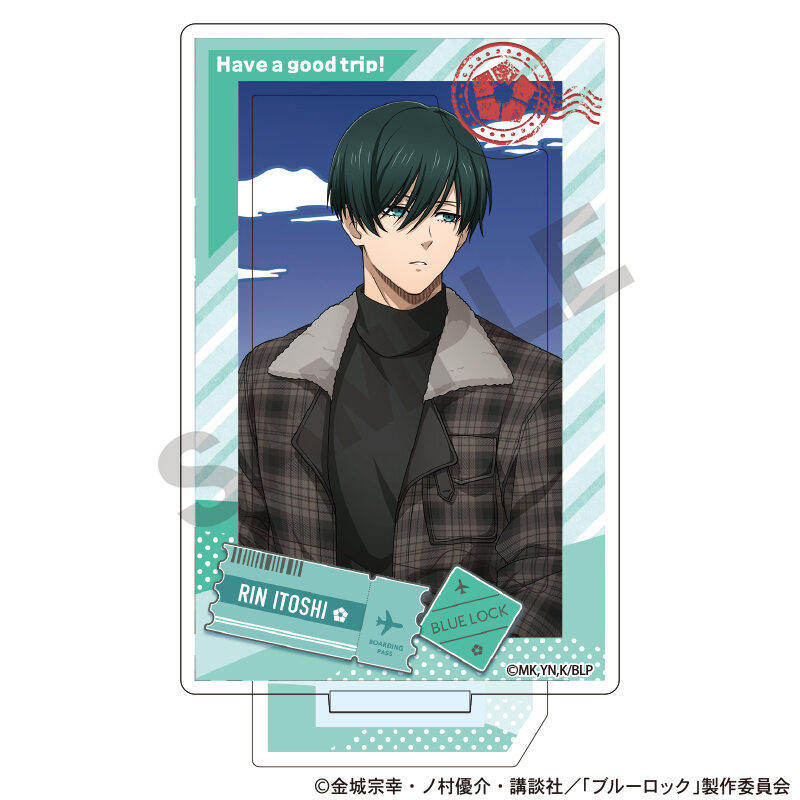 (PO) Blue Lock Frame Acrylic Stand Itoshi Rin Travel Image_2
