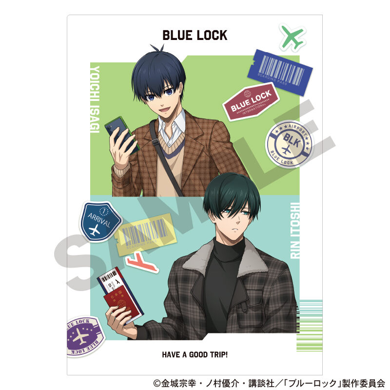 (PO) Blue Lock Single Clear File Isagi Yoichi & Itoshi Rin Travel Image_2