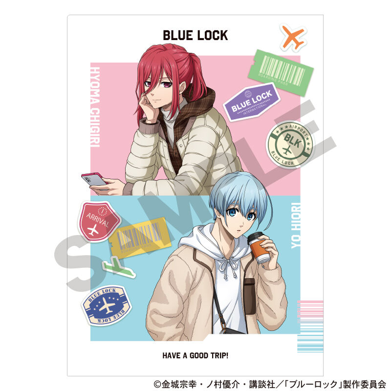 (PO) Blue Lock Single Clear File Chigiri Hyoma & Hiori Yo Travel Image_2