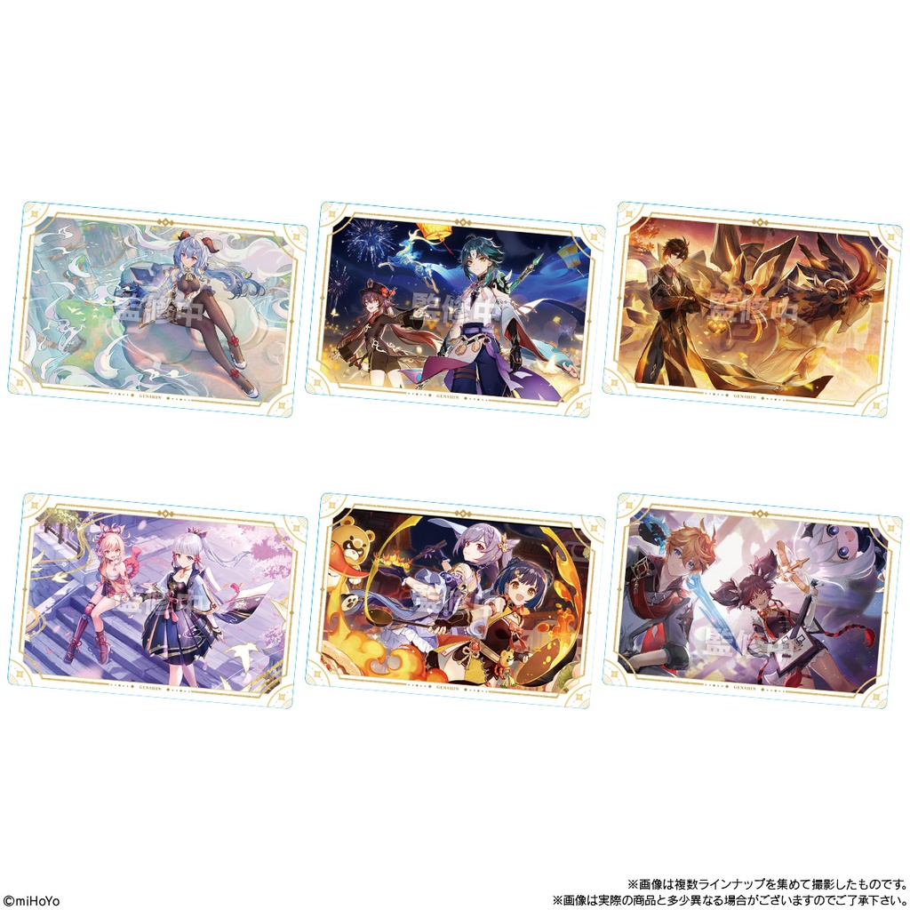 (PO) Genshin Impact Sticker Wafer Card [BOX] Image_2