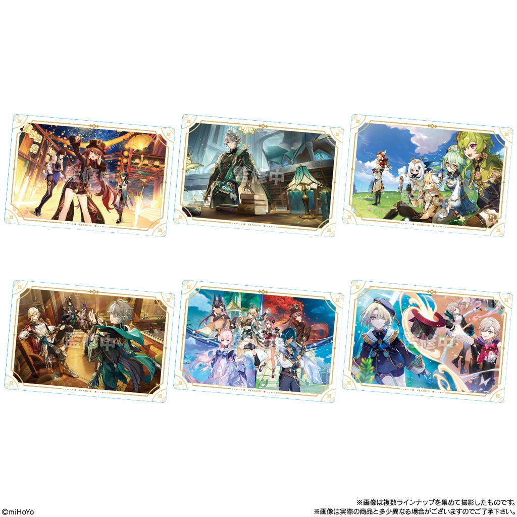 (PO) Genshin Impact Sticker Wafer Card [BOX] Image_4